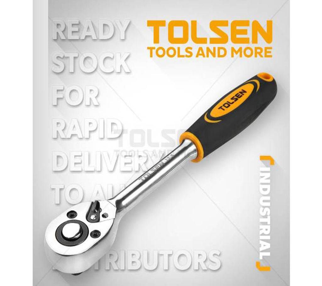 Tolsen Reversible Socket Ratchet Wrench 3/8 Inch