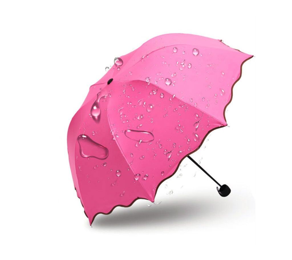 Top Quality  Princess Magic Flowers Dome Parasol Sun/Rain Folding Umbrella