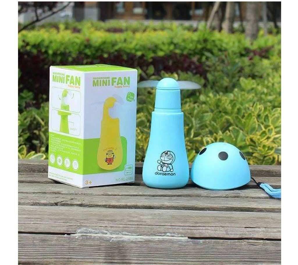 Mushrooms mini fan rechargeable