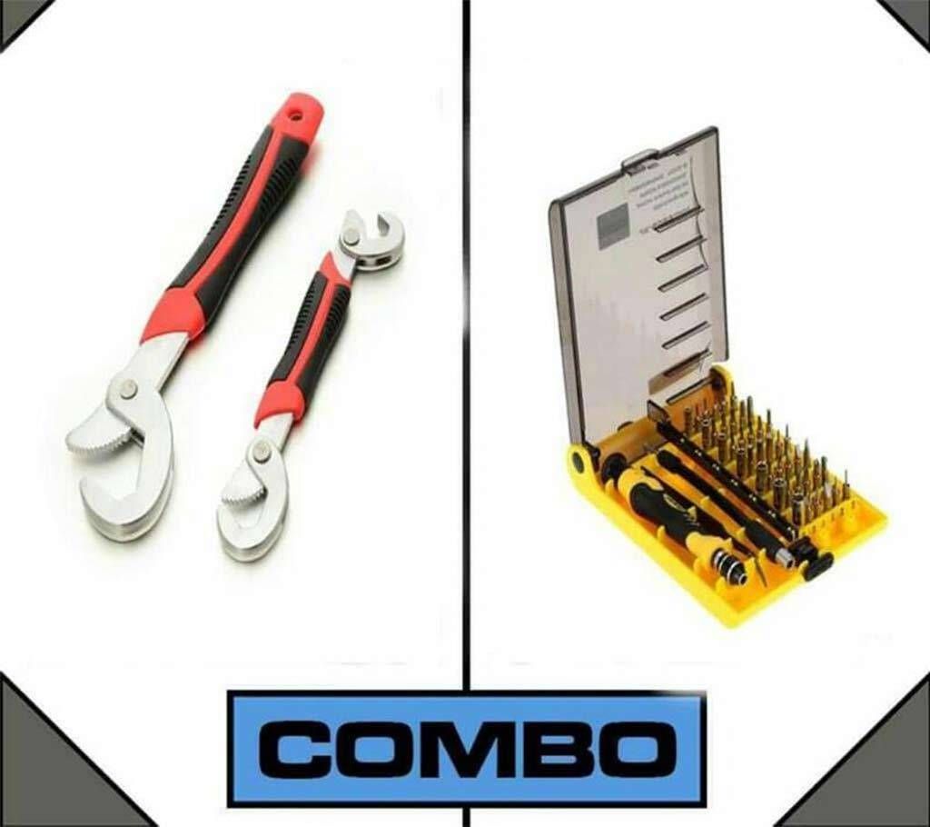 Snap N grip + 32 in 1 screw driver set combo 