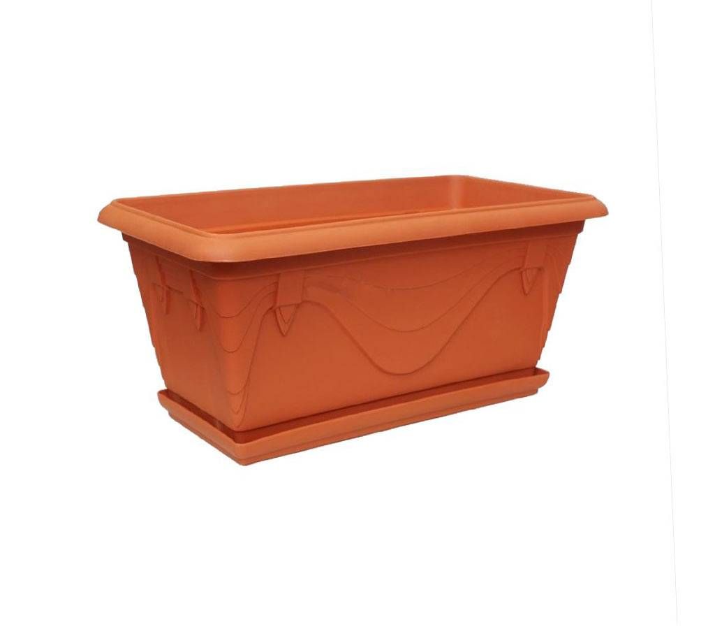 Seed planter with tray