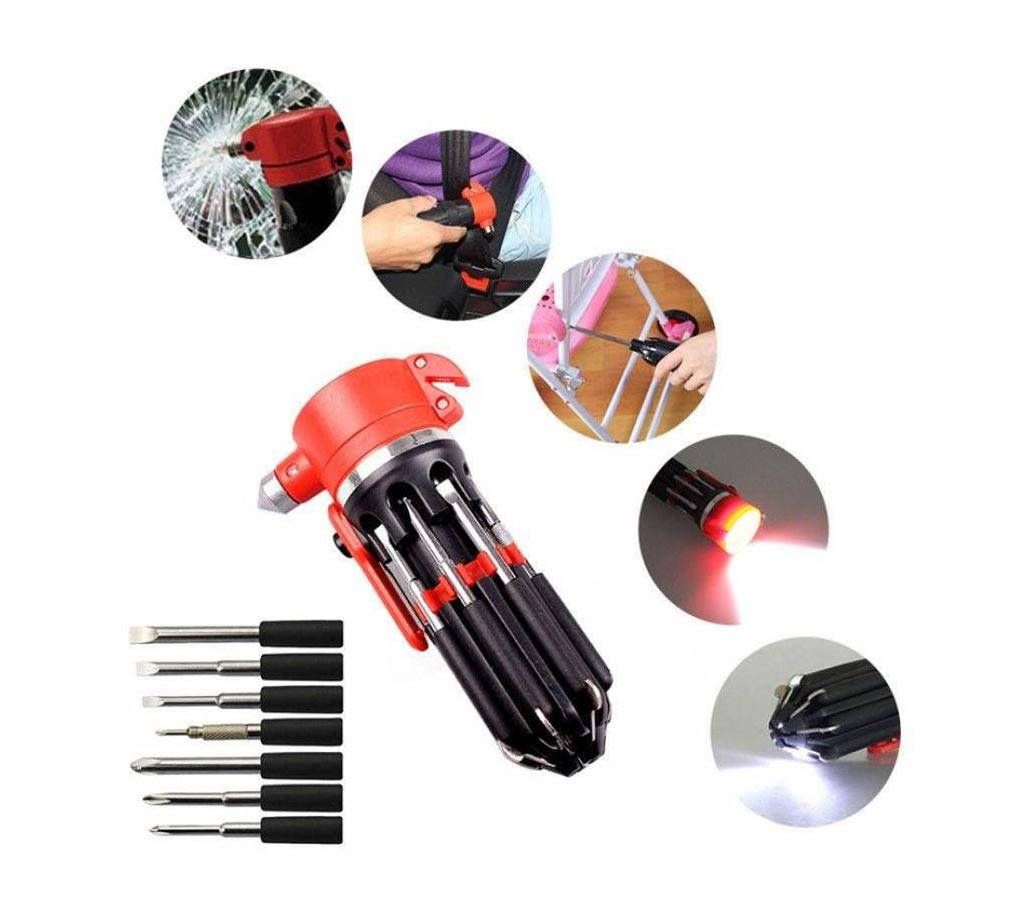 Portable Screwdriver Set+Torch,Hammer