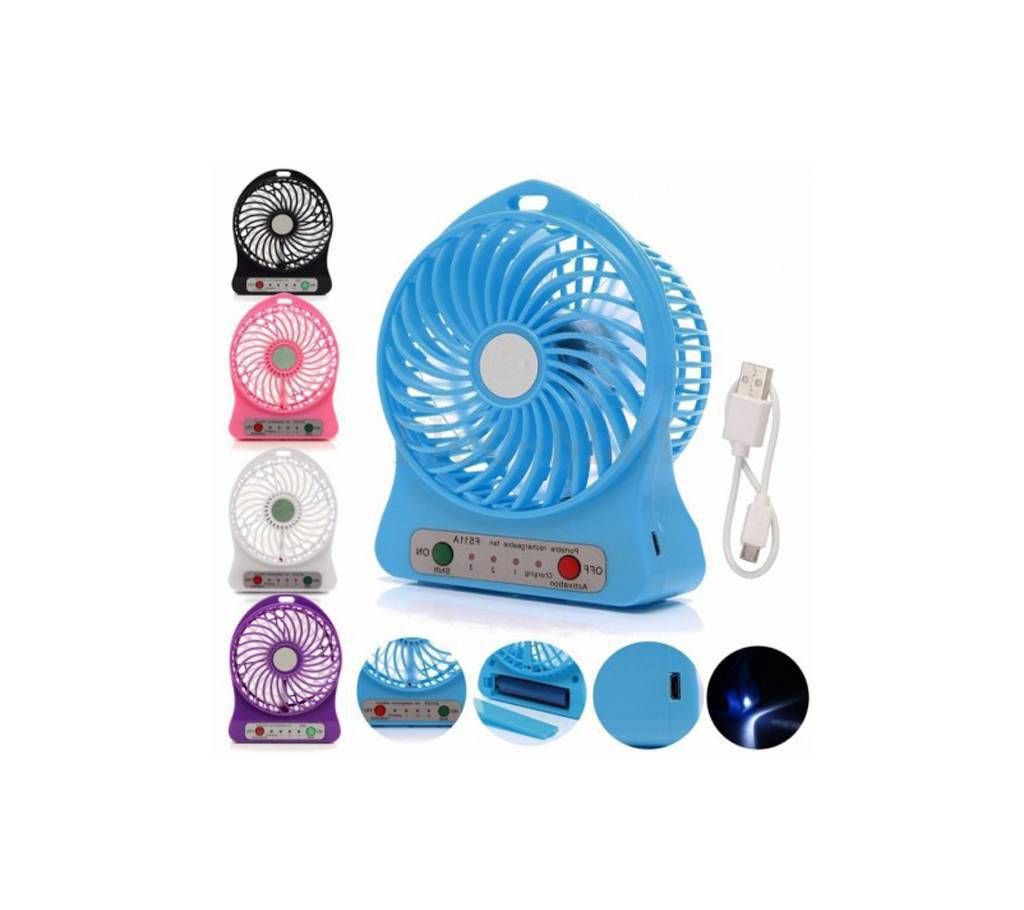 Mini USB Rechargeable Light Fan