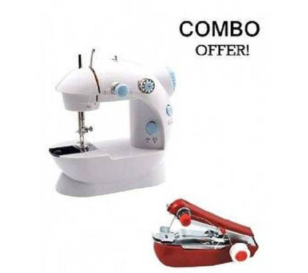 Electric And Handy Sewing Machine -Combo Offer