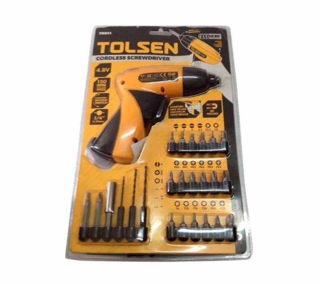 Cordless Screwdriver Set With Drill Machine - Yell