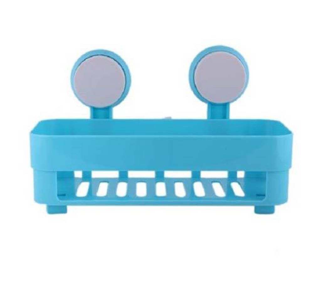 Plastic Bathroom Shelves - Sky Blue