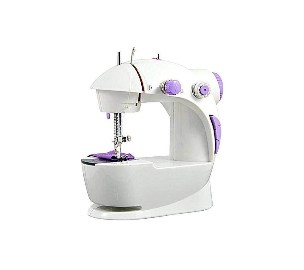 4-in-1 Mini Electronic Sewing Machine - SM-201 - W