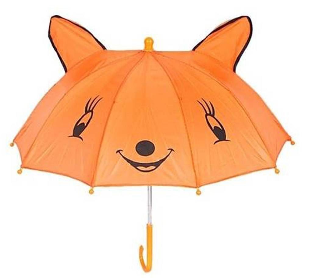 Metal and Polyester Fashionable Umbrella - Orange