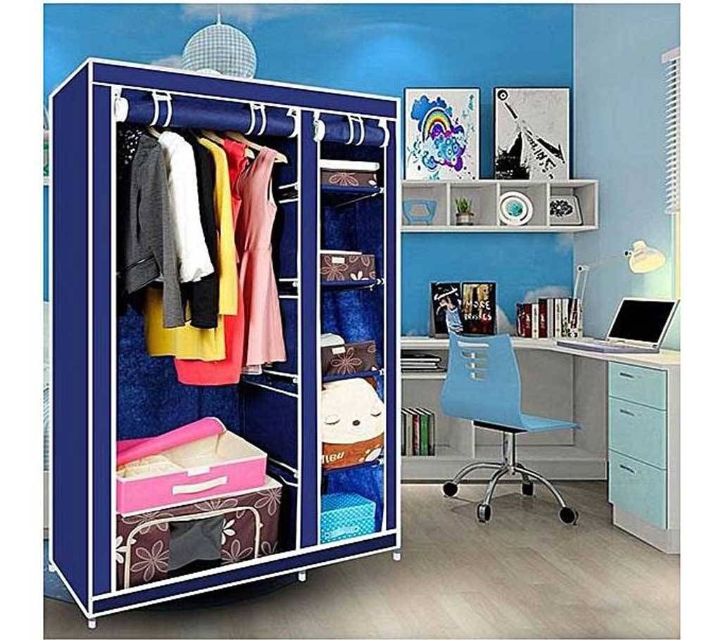 Clothes Rail Wardrobe With Protective Cover