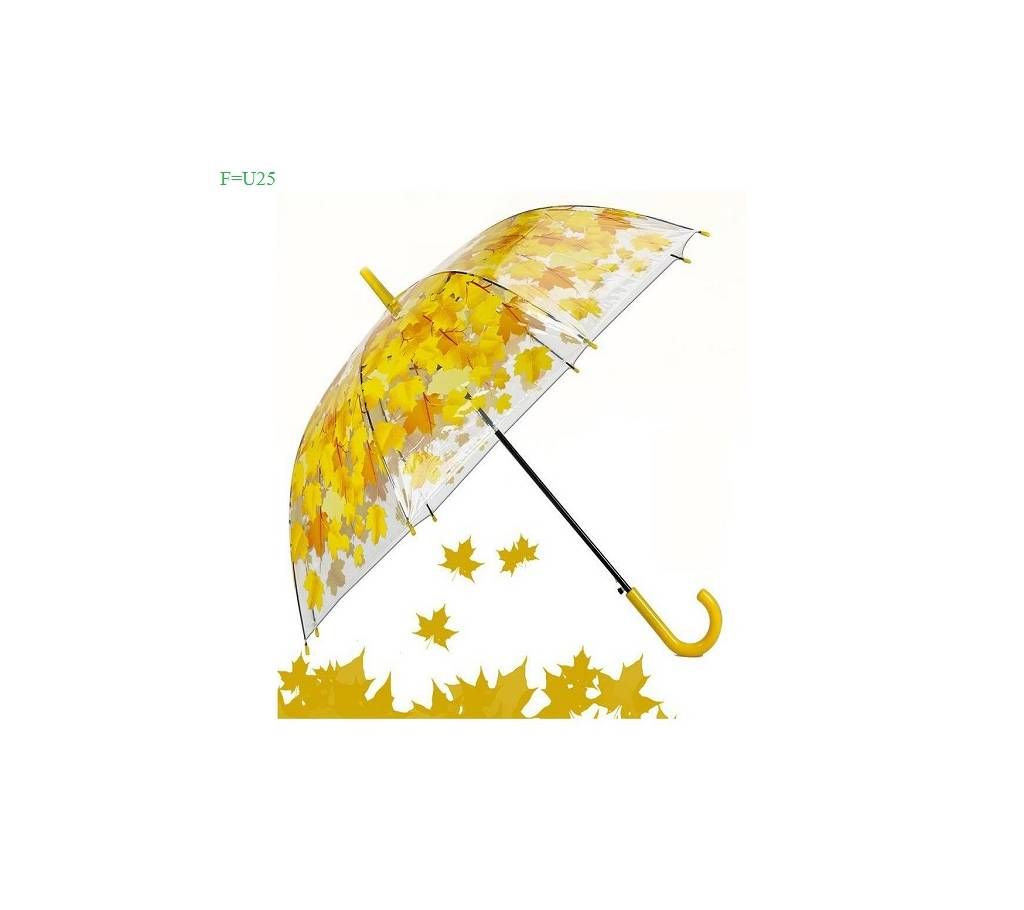 Transparent Auto Umbrella. F=u25