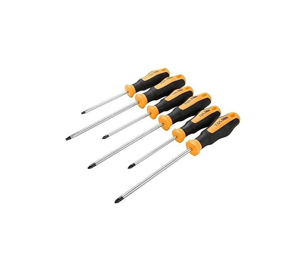 Tolsen Screwdriver Set - 6 pieces
