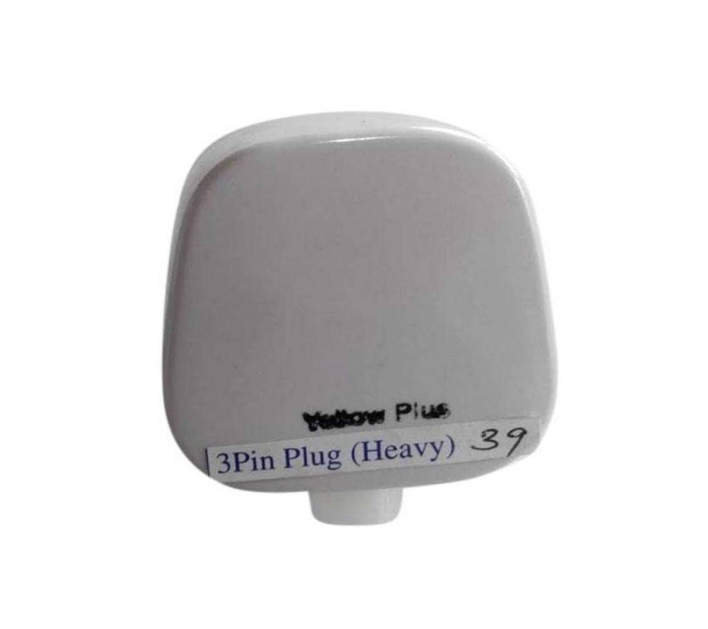 3 Pin Plug - White