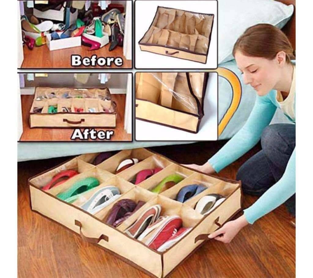 SPACE SAVING SHOES ORGANIZER