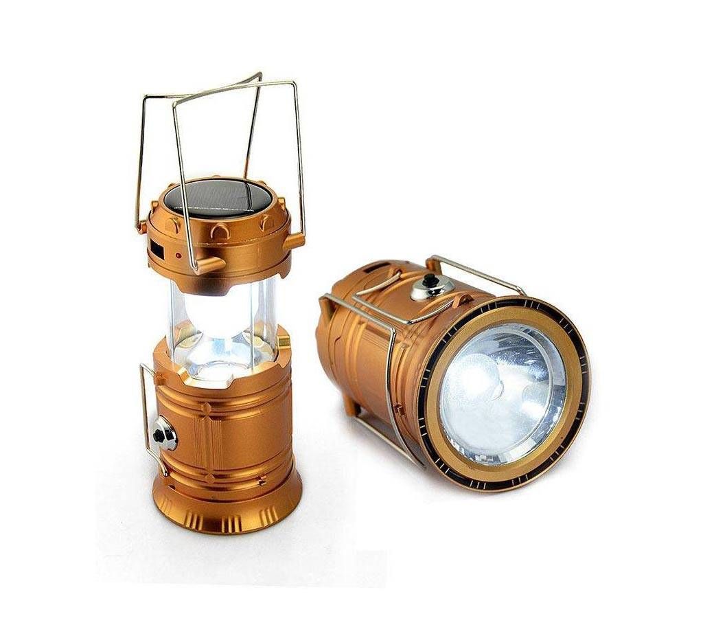 Solar camping light and mobile charger
