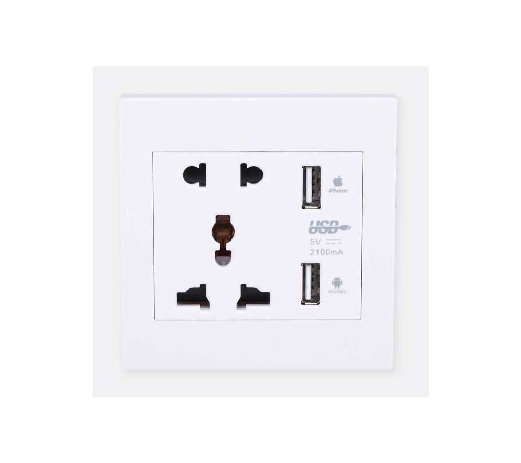 Wall Socket with USB Port