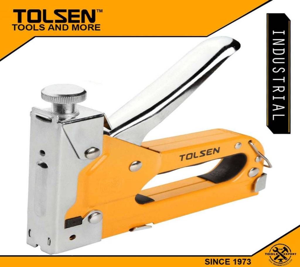 TOLSEN Heavy Duty 3 Way Stapler Staple Gun w/ Free 3 Kind Staple (4-14mm 5/32"-9/16") 43021