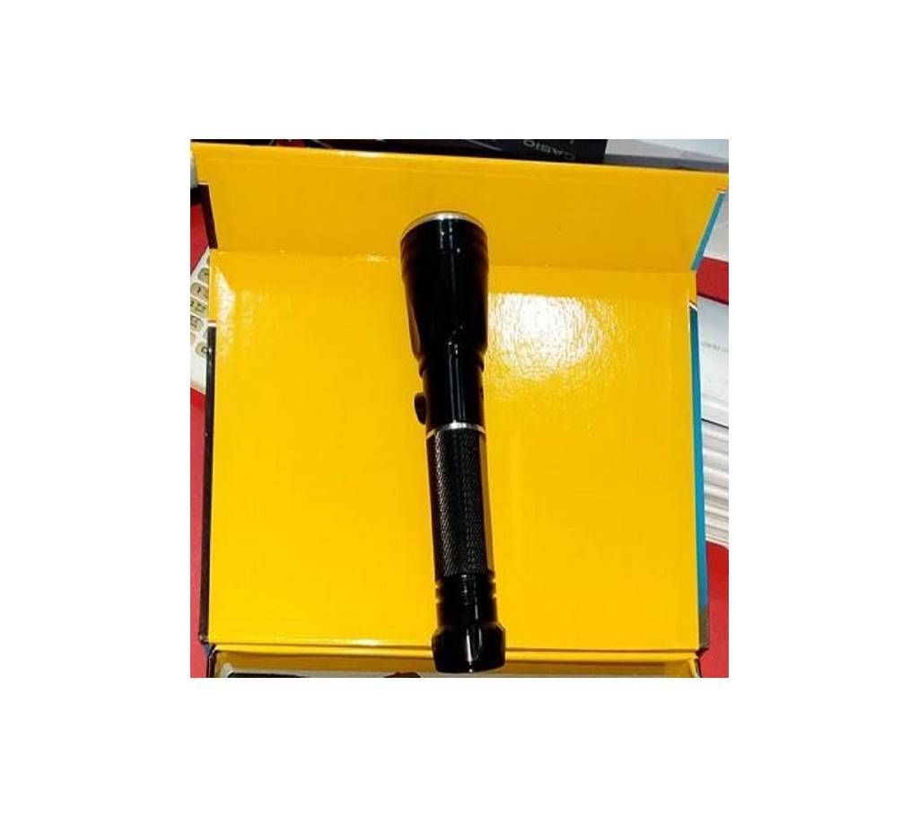 St-805 Led Torch Light With Charger - Black