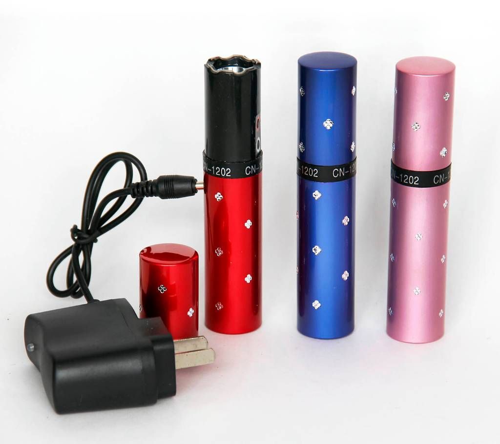 Self-Defense lipstick LED torch & Stun Gun