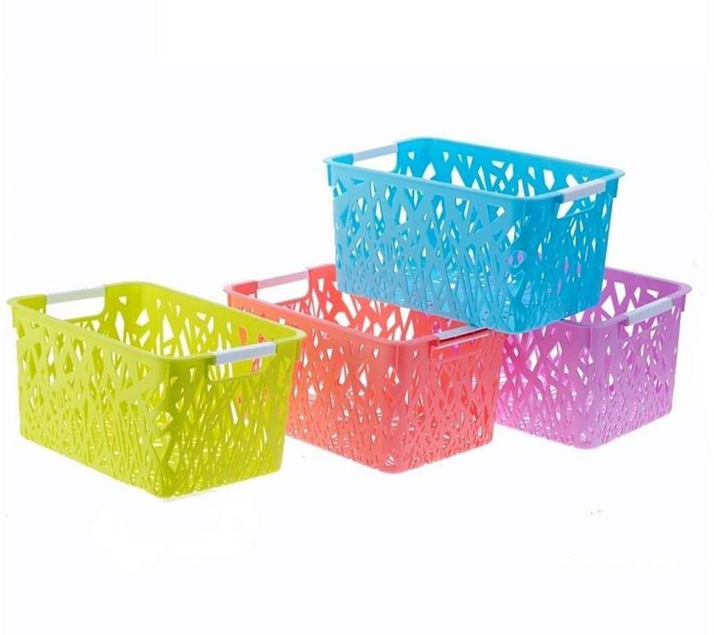 Plastic Storage Basket - 1 Piece