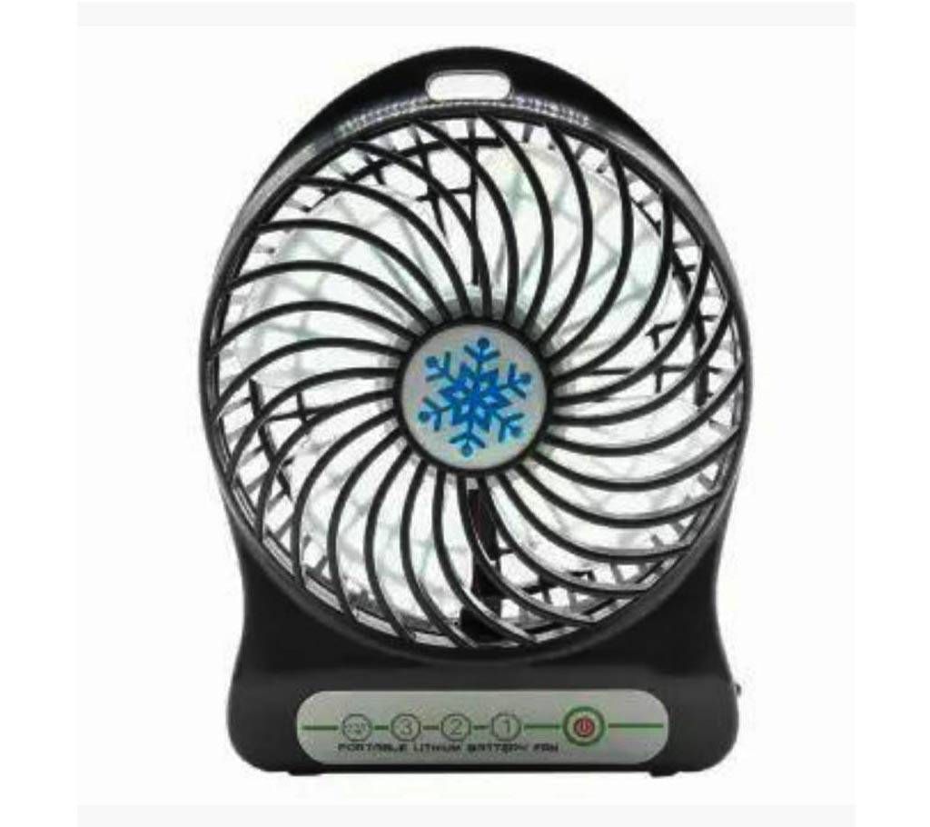 3 Speed Portable Mini Fan USB Safe Rechargeable Li Battery 001  Multi color GNG