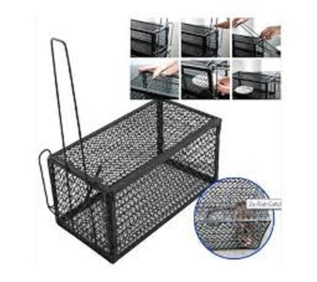 Reusable Rodent Animal Mouse Live Trap Cage 