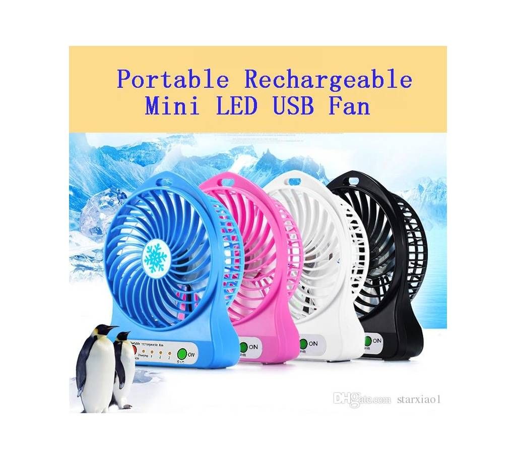 Portable Mini Rechargeable Fan