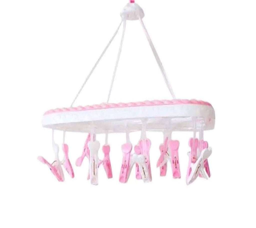 Clip Hangers For Baby Clothes-Pink