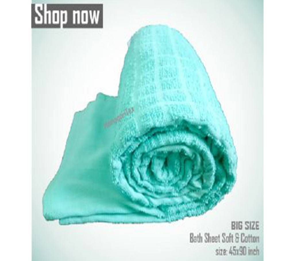 1 pc Premium Quality 100% Pure Cotton Large Size (45x90inch) Bath Sheet
