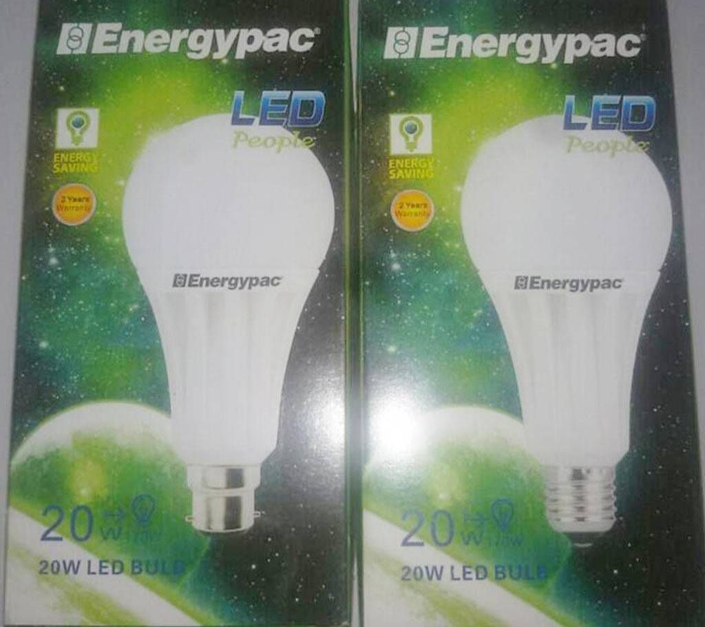 Energy Pack LED Bulb 20 Watt Thread - 2 Pcs