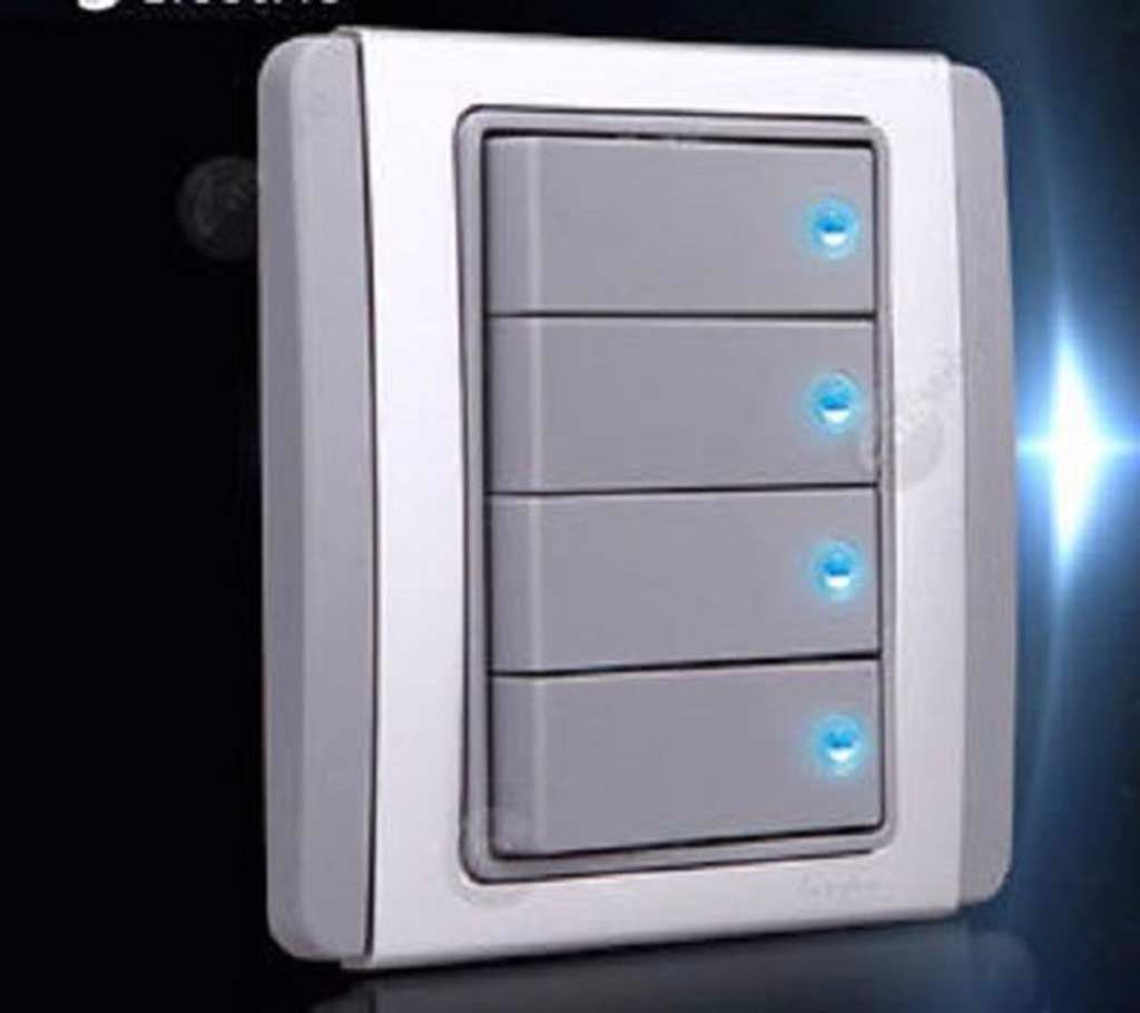 4 Gang 1 Way Horizontal Dolly Switch