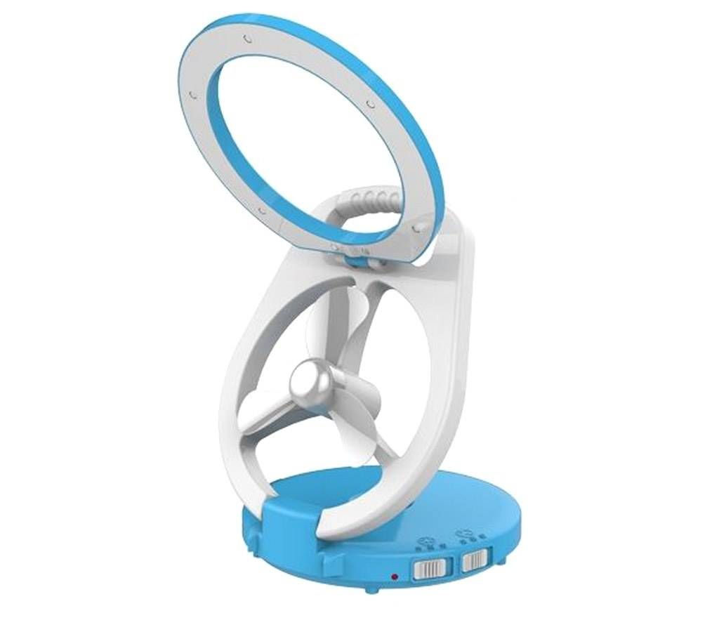 Rechargeable Table Lamp with Fan