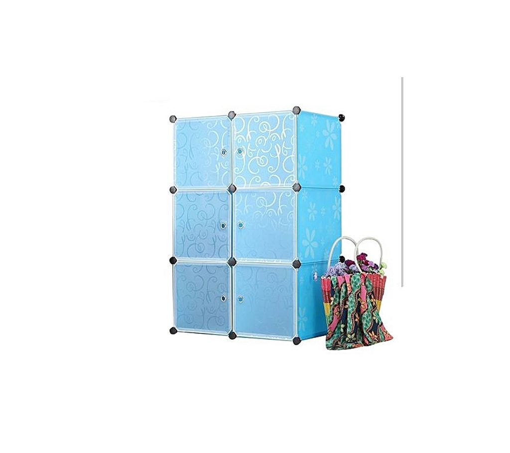 DIY Plastic 6 Cubed Storage Cabinet