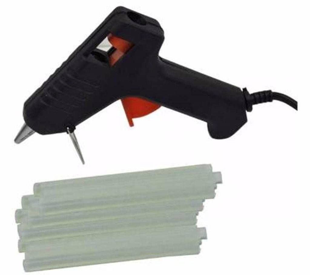 Electric Hot Melt Glue Gun (12 Pcs Glue Sticks)