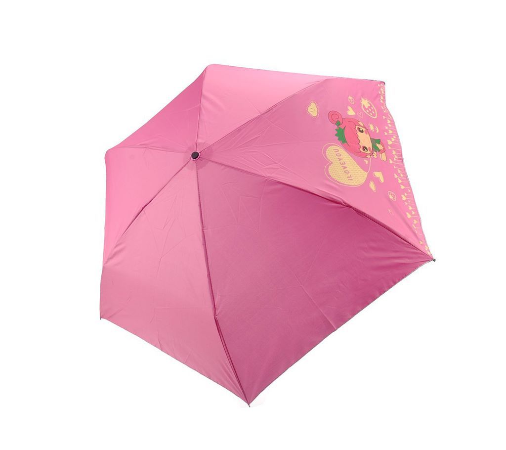 Doll Style Anti-UV Rainproof Folding Bottle Umbrella