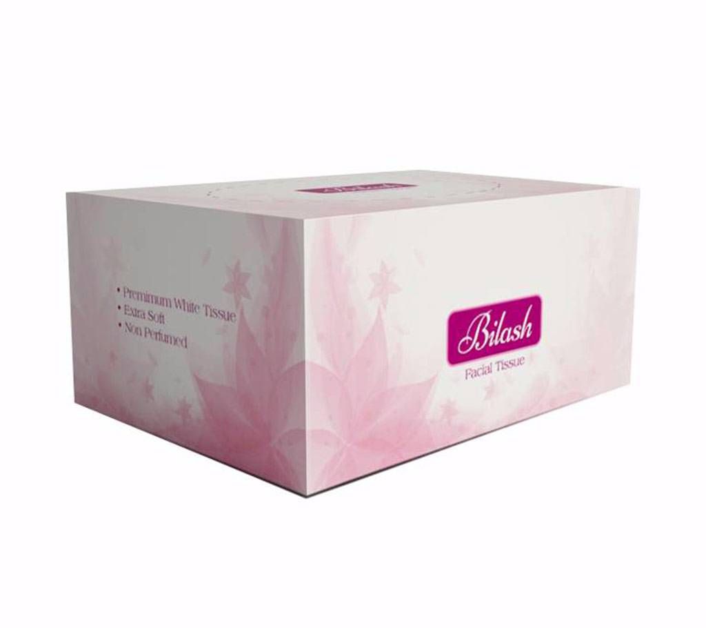 Bilash Facial Tissue, Rectangle Box (50 pcs)