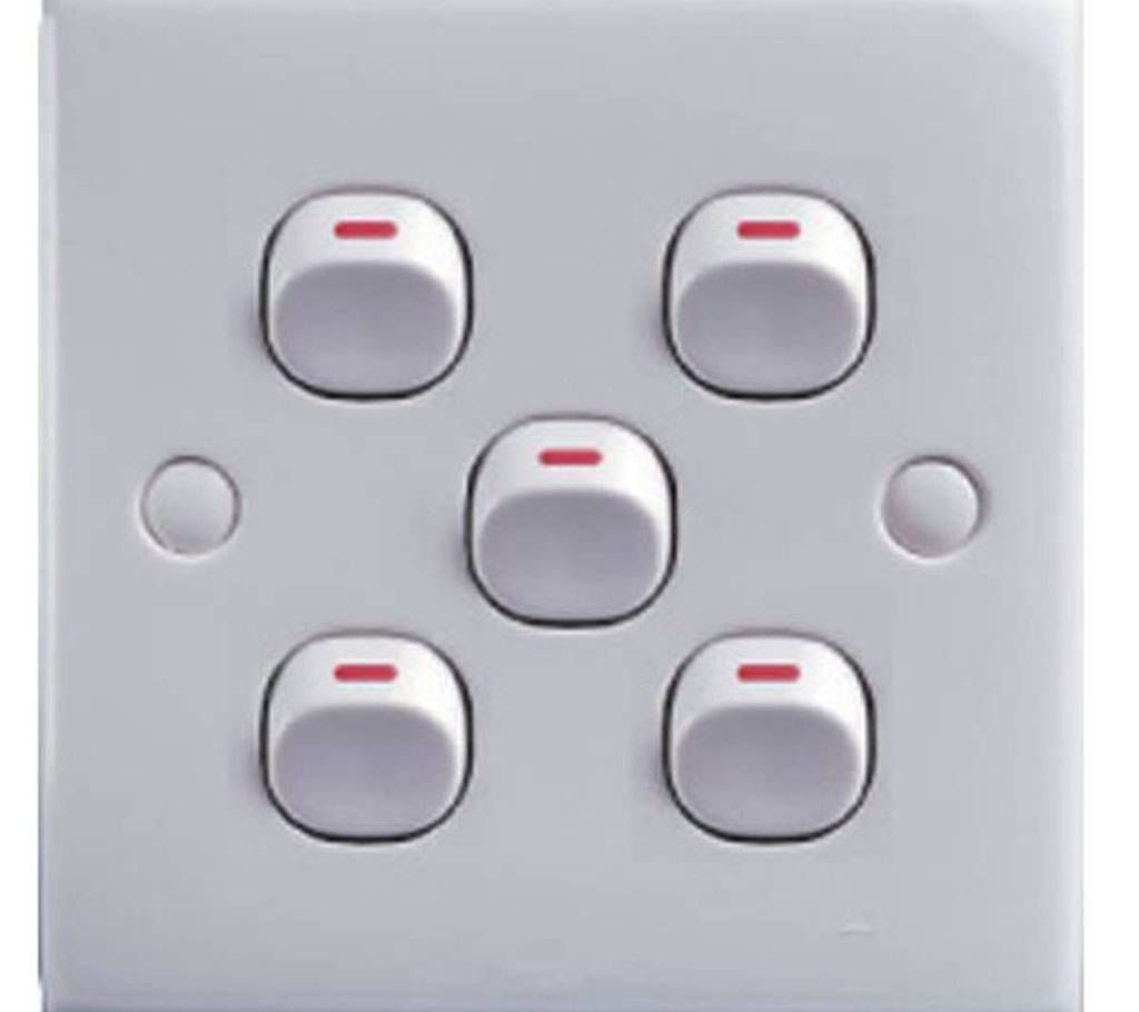 5 Gang Switch (One way)