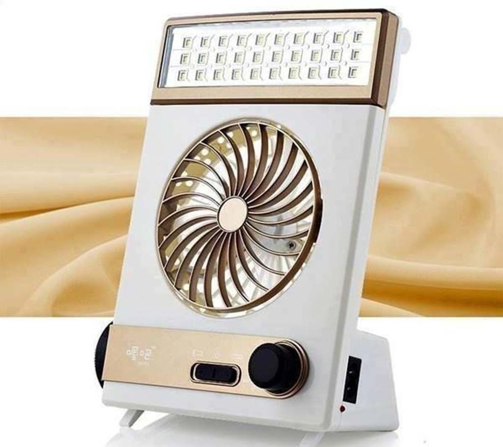 3 in 1 Rechargeable Fan + Torch + LED Light