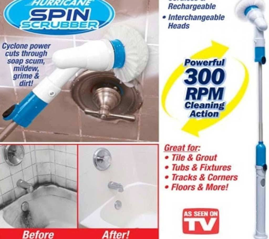Rechargeable spin scrubber map set