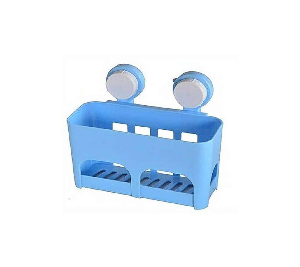 Multi Functional Drained Storage Shelf With Suction Cup