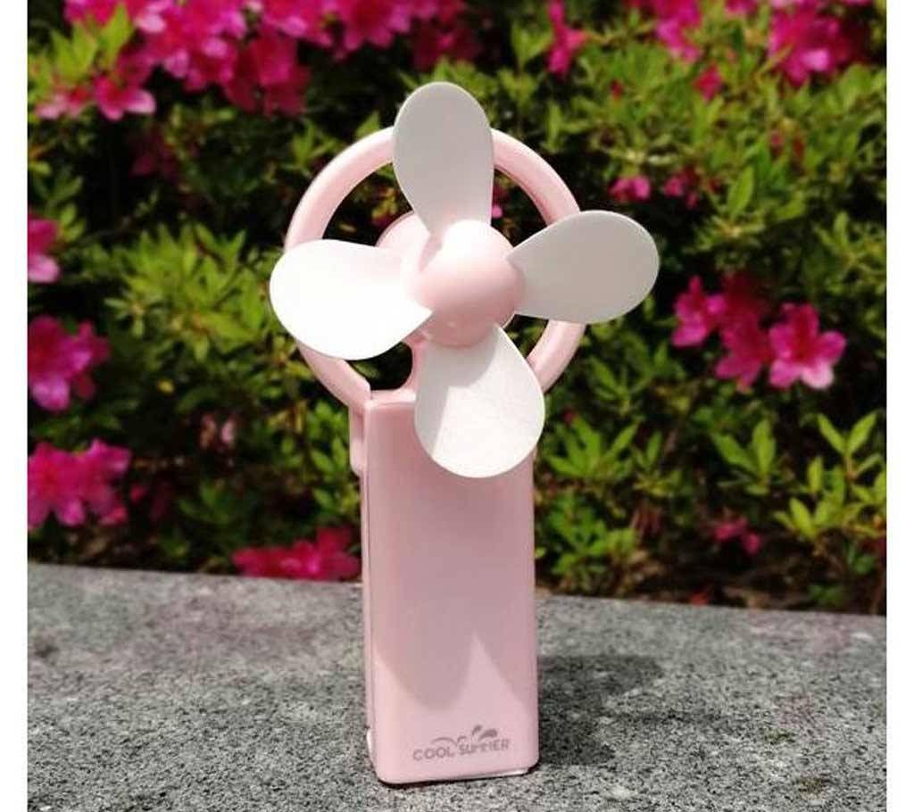Mini Handy Fan With Rechargeable Battery