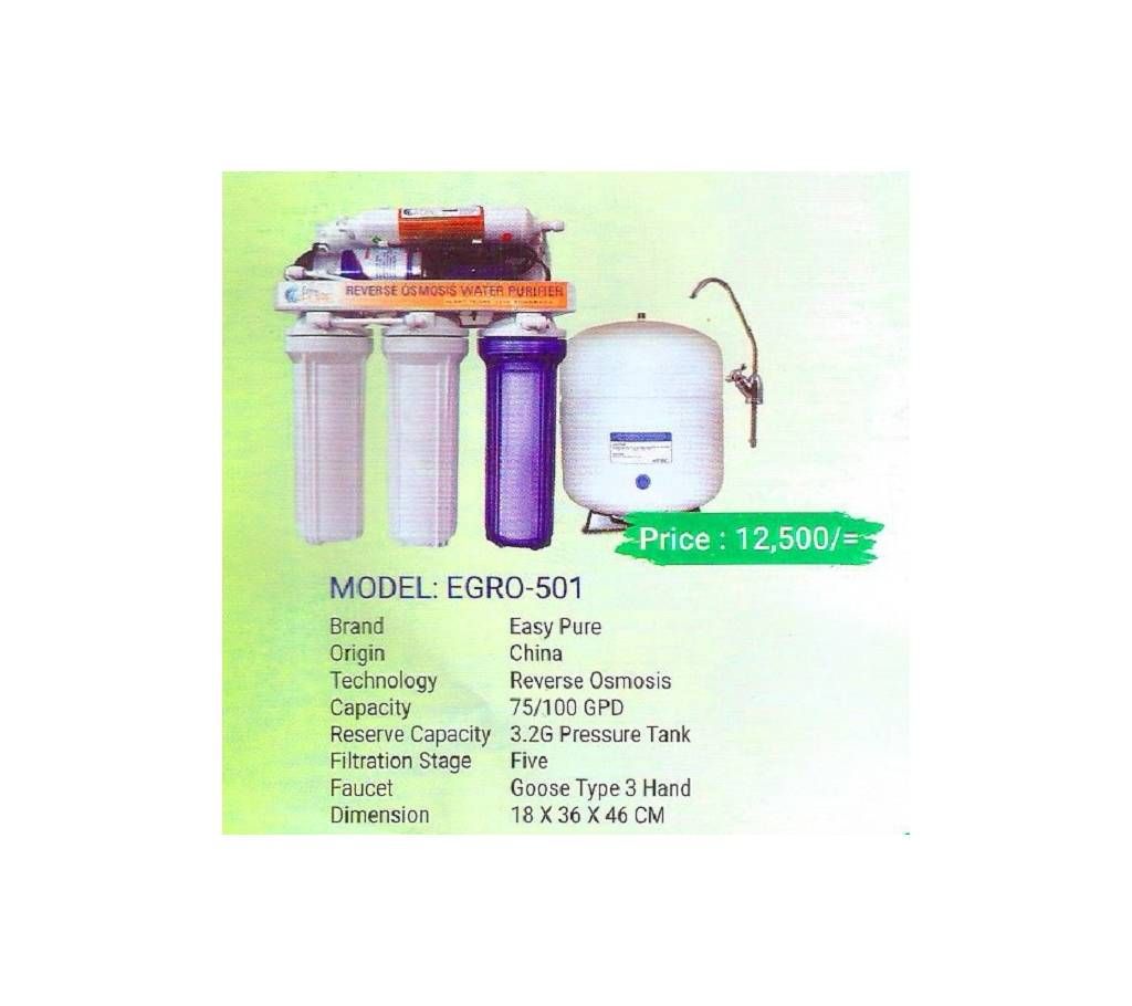 Easy Pure EGRO-501 water Purifier