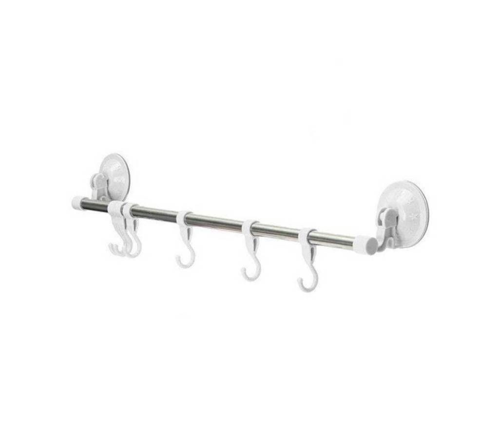 Bathroom Suction Cup Hook - White