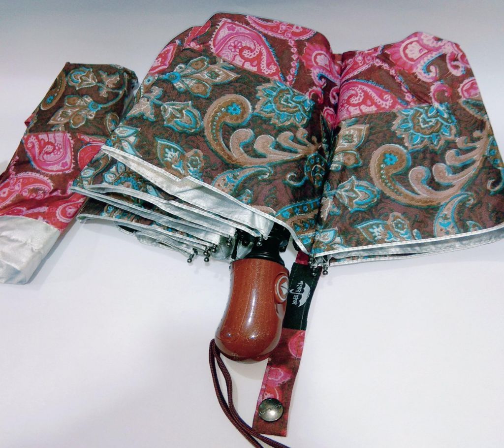 Multicolor Folding Auto Open Umbrella