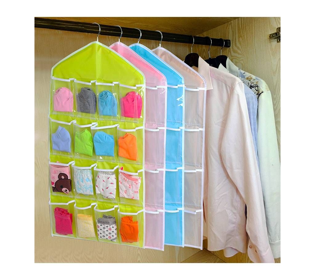 16 Pocket Wall Mounted Storage Bag