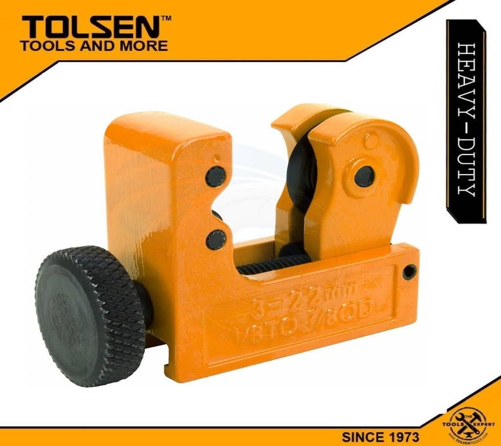 TOLSEN Mini Pipe Cutter Copper Brass Plastic Pipe Tubing Plumbing Cutting (3-22 mm)/33003