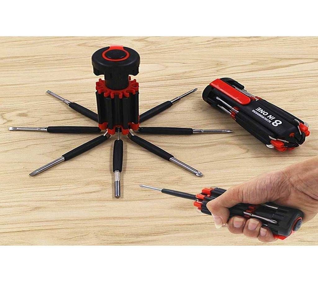 8 In One pocket Screwdriver set