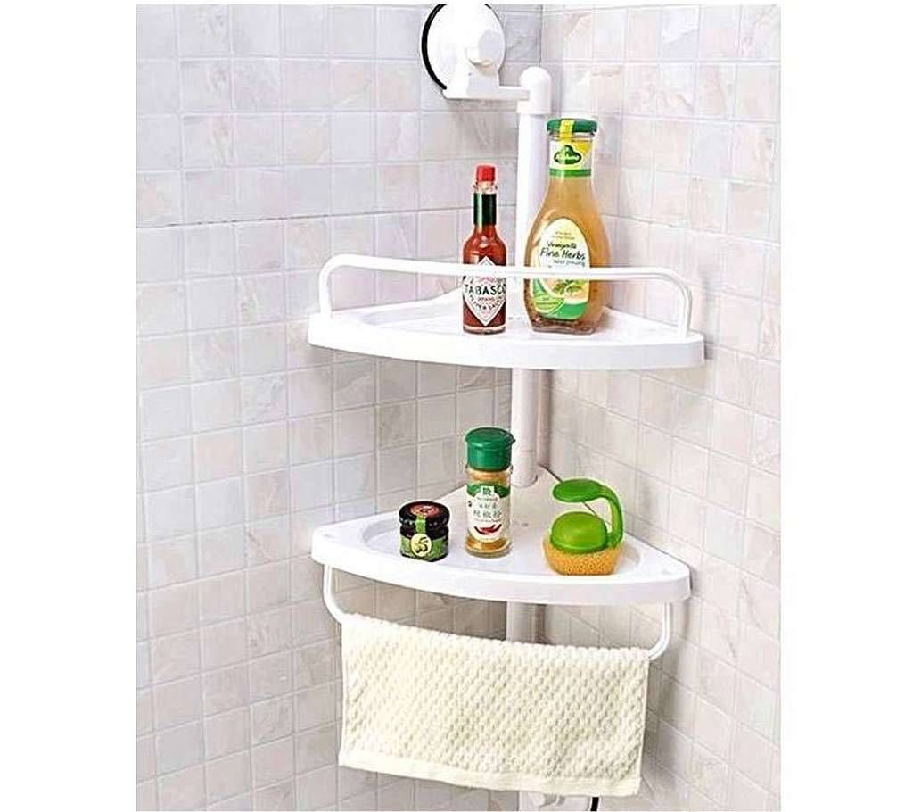 High Quality 2 Pieces set Bathroom Shelves - Whit