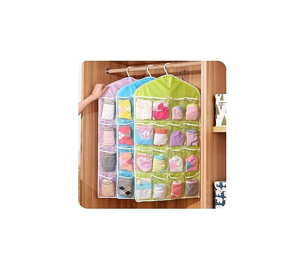 Pocket Wall Mount Organizer -Green