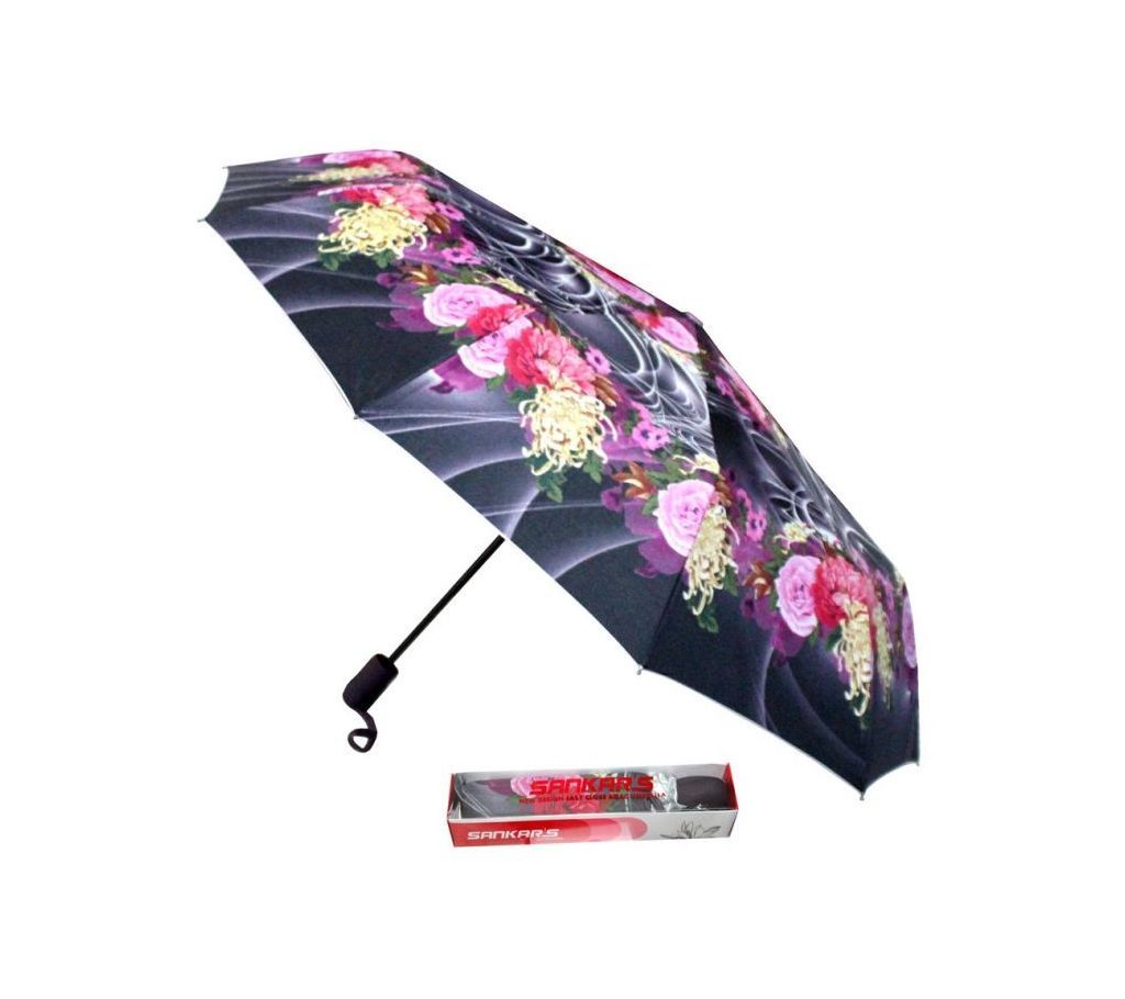 Sankar Smart  Folding Umbrella-multicolor