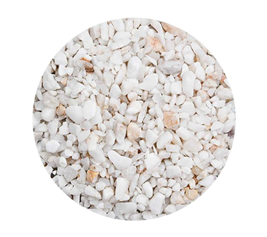 White pebbles for acqurium and plants-1 kg